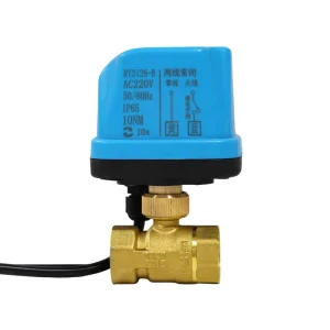 Brass Electric Solenoid Ball Valve Control Valve for Floor Heating and Water Heating Systems