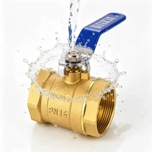 Brass Female Thread Fixed Ball Valve 1 2″ 2″ PN16 Manual Shut off for Food Grade Water Pipeline