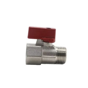 Brass Forged Ball Valve Nickel Plated 8 15mm Port Size 1 4″ 1 2″ Connection Medium Pressure Normal Temperature 5 Year Warranty