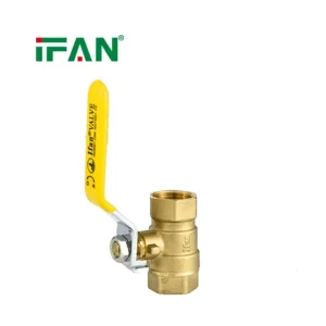 Brass Gas Valve 1/2 Inch Threaded Connection Ball Valve Brass Forged Brass Gas Ball Valve