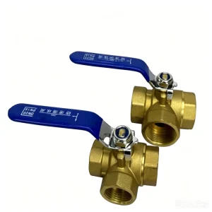 Brass Gate Valve 1/2″-2″ 2-Way & 3-Way T-Type Threaded Manual High Temperature Water Gas Shutoff Valve