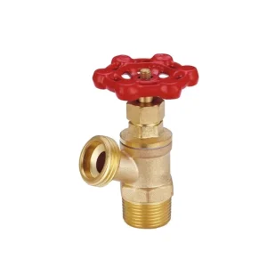 Brass Gate Valve Medium Pressure Plumbing Boiler Drain Valve Brass Material