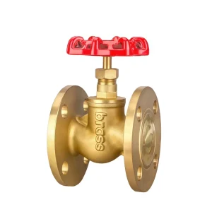 Brass Globe Valve J41W-16T Flange Manual Shutoff Valve for Steam & Hot Water Pipeline