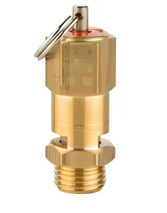 Brass High Pressure Air Compressor Relief Valve Male Thread Vent Type Safety Pressure Release Valve for Pneumatic Equipment