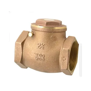 Brass Horizontal Bronze Check Valve 1/2in 3/4″ 1in 2in Swing Check Valve