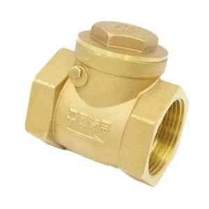Brass Horizontal Check Valve DN15-DN50 for Water Thickening Anti Backflow Device Durable EPDM Seal