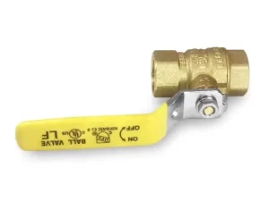 Brass Hose Barb Ball Valve Kit 2Pcs 1/2″ 1/4″ Ball Valve Brass Full Port Full Bore Shut off Ball Valve