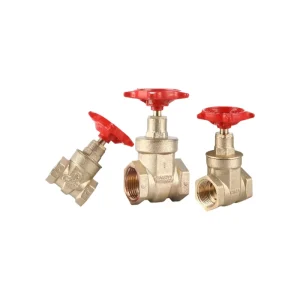 Brass Household Water Gate Valves Pressure Resistant and Crack Resistant Manual Power Operation