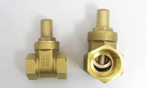 Brass Lockable Gate Valve DN15-DN50 PN16 Full Bore Lock Wing Lead-Free Corrosion Resistant Water Supply Industrial Pipeline