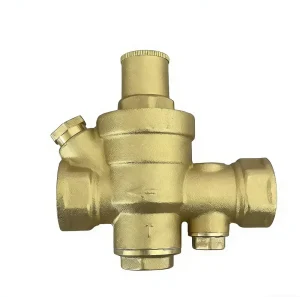 Brass Manual One Way Reducer Faucet Filter Adjustable Pressure Regulator for Household Constant Water Pressure