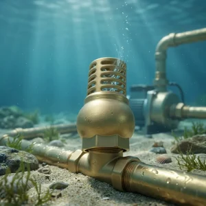 Brass Manual Water Pump Bottom Valve Anti Backflow Check Valve Forged PTFE Sealing 1 2 Port Vertical DT DT0908 3 Year Warranty