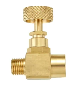 Brass Needle Valve 1 4” Manual Water Thread Ball Valve with Male Thread High Temperature 3 Year Warranty