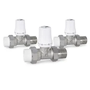Brass PPR Angle Radiator Valve DN25-DN32, 1.6 MPa, for Water