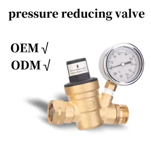 Brass Pressure-Reducing Valve Water Pressure Regulator for RV and Irrigation