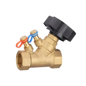 Brass Pressure and Flow Regulating Control Valve Static Balance Valve