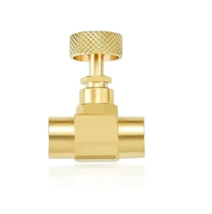 Brass Replacement Control Needle Valve 1 4 Female NPT X 1 4 Female NPT Connection