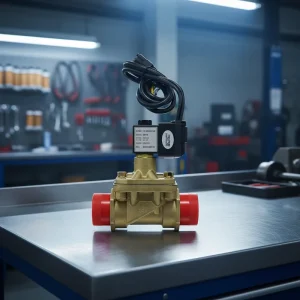 Brass Self-Priming 24V DC/AC Automotive Solenoid Valve for Gasoline, Diesel, and Kerosene