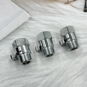 Brass Shutoff Water Saving Shower Adapter Water Flow Restrictor Valve