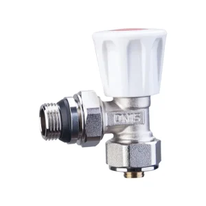 Brass Slip Fit Manual Angle Radiator Valve DN15 1 2″ Inlet Valve for 16×20 Pipe Radiator Heating Manual Flow Control Valve