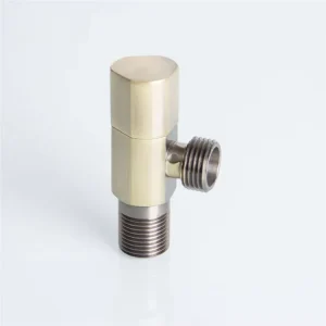 Brass Square Angle Valve Set Eco-Friendly Floor-Mounted Manual Quick-Open Water Stop Valve