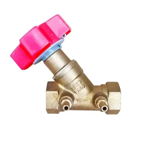 Brass Static Balance Valve Dual Regulating Flow Balance Valve