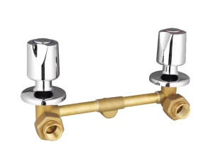 Brass Stop Valve Manual Switch Double Faucet Shutoff Valves Direct Sales From Manufacturer for Water Media