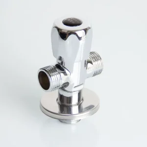 Brass Tee Angle Valve 1/2 Inch Threaded Water Control Valve for Plumbing