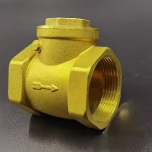 Brass Thickened Horizontal Check Valve for Water & Gas DN15 20 25 1/2″ One-Way Non-Return Water Meter Pipeline for Oil Media