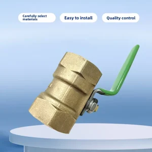 Brass Threaded Diameter reducing One piece All copper Ball Valve TK600 High pressure 600 WOG Self centering Valve