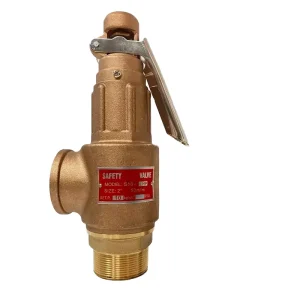Brass Threaded Safety Valve for Water Medium Pipeline Protection