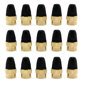 Brass Tire Valve Caps With Integrated Core Remover Tool for Car Truck Motorcycle Universal Protective Stem Cover Accessories