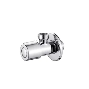 Brass Triangle Wash Basin Angle Valve Single-Hole Ceramic Wall-Mounted Bathroom Valve