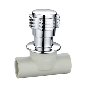Brass Water Gate Cock Concealed Valve Plastic PPR Shut-off Stop Valve
