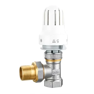 Brass Water Manual Angle Structure Temperature Control Valve Flanged Connection DN15 Various Sizes Made in China Good Quality