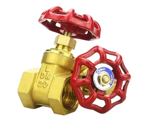 Brass Water Meter Gate Valve 1/2 Inch Full Bore BSP Thread Valve for Meter Outlet Shutoff