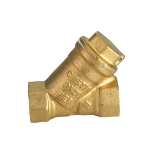 Brass Y Type Filter Valve Female Thread Strainer with Mesh Water Use