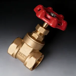 Bronze All Copper Gate Valve 4-Point Threaded Water Meter Downstream Switch DN15 DN20 PN25SPN25 Normal Temperature