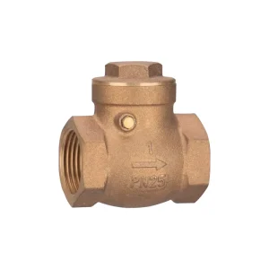 Bronze/Copper Stand-able Manual Check Valve 1/2in Port Size Rubber Sealing OEM Customizable Industrial Factory Use Made in China