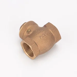Bronze Copper Stand able Manual Check Valve 1 2in Port Size Water Rubber Sealing OEM Customizable Industrial Factory Use