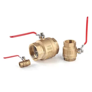 Bronze Female Thread 600 WOG Brass Ball Valve with Copper Handle High Temperature Control Customizable OEM for Water Gas Oil
