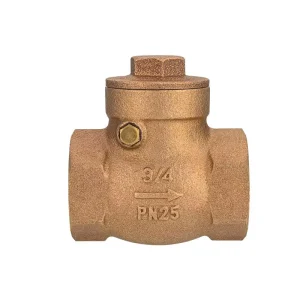 Bronze Swing Check Valve 1/2”-2” Manual Non-Return for Water Media