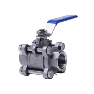 Butt Weld Stainless Steel 304 Material 3pc Ball Valve