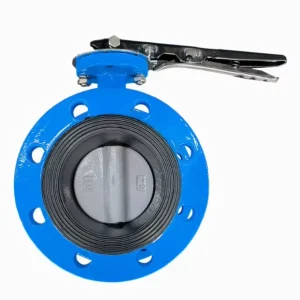 Butterfly Valve D341X 16Q Flanged Turbine Driven Concentric Soft Seal Butterfly Valve Manual Ductile Iron Manufacturer