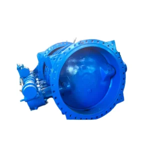 Butterfly Valve DN300 Flange Ductile Iron Metal Sealed Double Eccentric Butterfly Valves