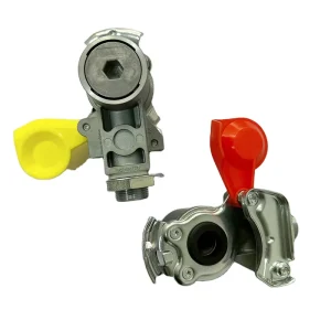 Butterfly Valve for Trailer Pneumatic Tanker Aluminum Brass Body