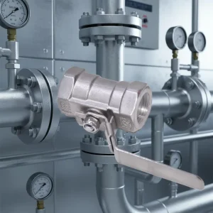 C Way OEM Customizable Stainless Steel Ball Valve NPT Connection PTFE Sealing 1000psi High Pressure Manual Control for Gas Flow