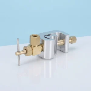 C-type Self-piercing Saddle Valve Custom 304 Stainless Steel Needle Valve for Kitchen Bathroom Hotel Use Modern Design