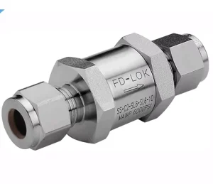 C1 High Pressure Pneumatic Stainless Steel 3000PSI Check Valve High Temperature Resistance