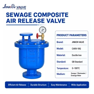 CARX-10Q Composite Vacuum Exhaust Valve for Municipal Water Pipelines PN16 OEM