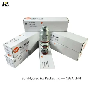 CBEA LHN Pilot to Open Three Way Counterbalance Valve T-22A Cavity 280bar Compatible Cartridge Load Holding Valve